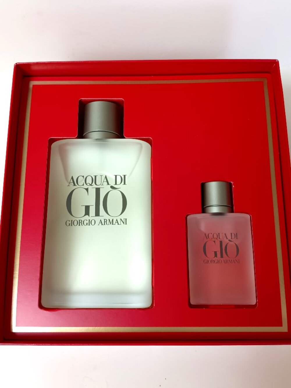 Giorgio Armani - 2 Pc Set Eau De Toilette ACQUA DI GIO for Homme: 200 ml & 30 ml